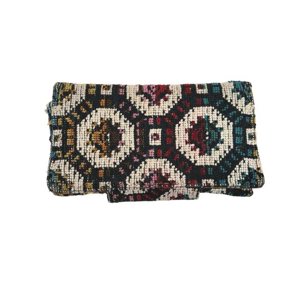 Vintage Wallet Tapestry Carpet multi colored Trifold 60s
Leather Retro - Picture 2 of 4